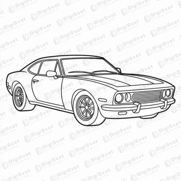 Bojanka Auto Sportski automobil muscle car