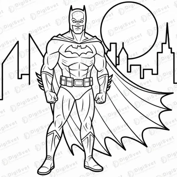 Betmen stoji ispred Gotama