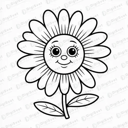 Nasmejani cvet suncokret