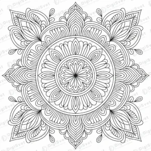 Komplikovana mandala za bojenje