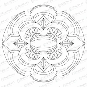 Bojanka Mandala Cvetna mandala