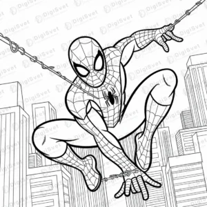 Spajdermen leti kroz grad