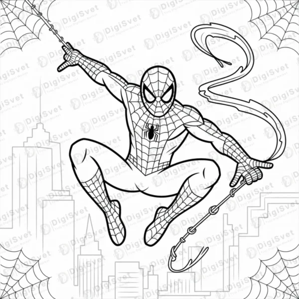 Spajdermen baca mrezu