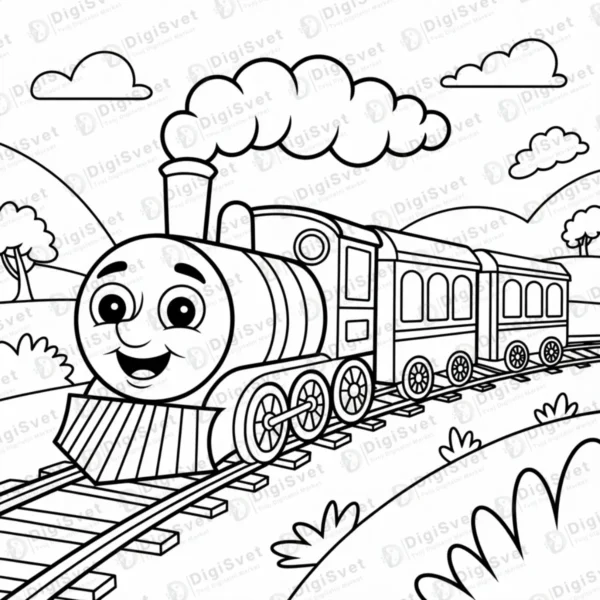 Parana lokomotiva vuce vagone