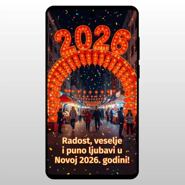 Tunel od novogodisnjih lampica