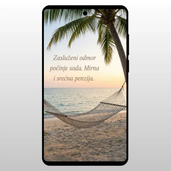 Pogled na more iz lezaljke na pescanoj plazi