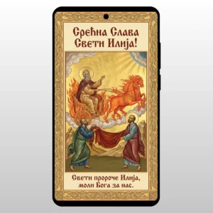 Ikona Svetog Ilije u kocijama