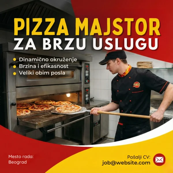 Majstor pece picu u kiosku