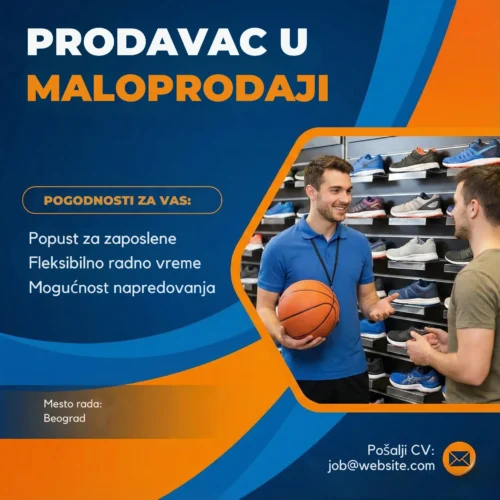 Prodavac drzi kosarkasku loptu