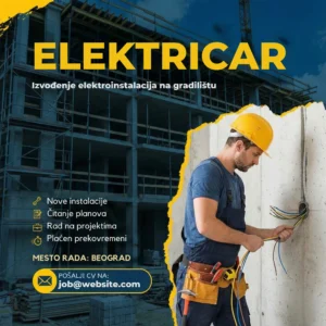 Elektricar na gradilistu oglas