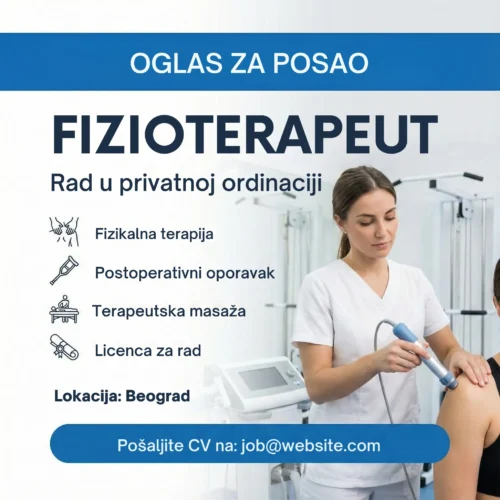 Fizioterapeut u uniformi