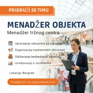 Menadzerka seta trznim centrom