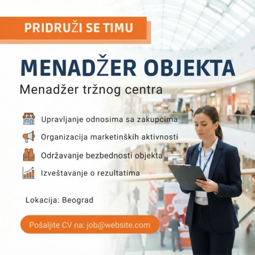 Menadzerka seta trznim centrom