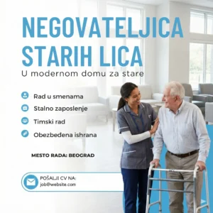 Negovateljica seta sa bakom oglas