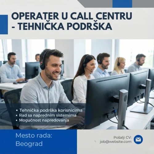 Operater ispred vise monitora