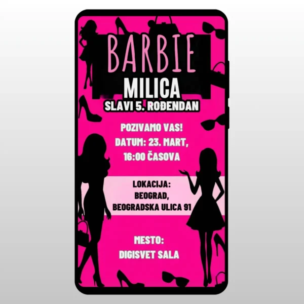 Siluete lutaka i roze glamur