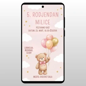 Plisani meda drzi balone