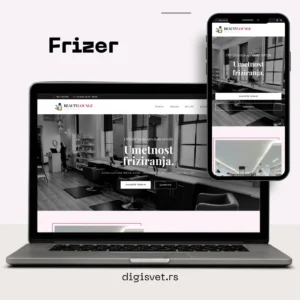 HTML Sajt za Frizerski Salon – Moderan Beauty Template