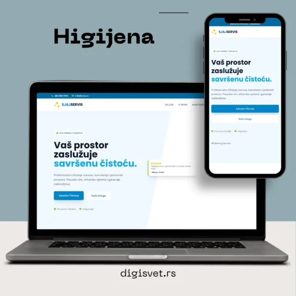 HTML Sajt za Agenciju za Čišćenje – Profesionalni Template