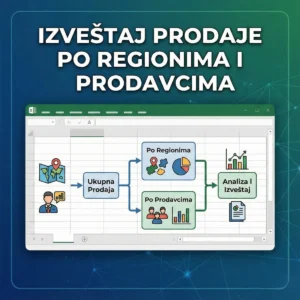 Izveštaj prodaje po regionima i prodavcima
