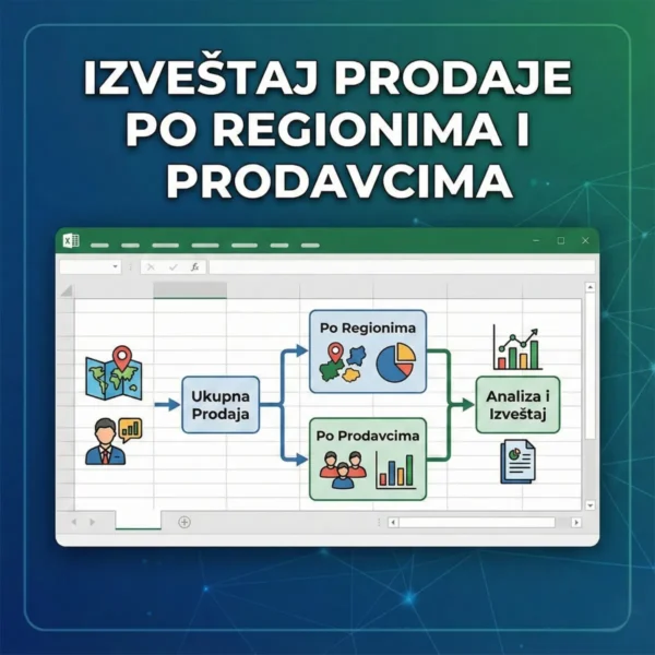 Izveštaj prodaje po regionima i prodavcima