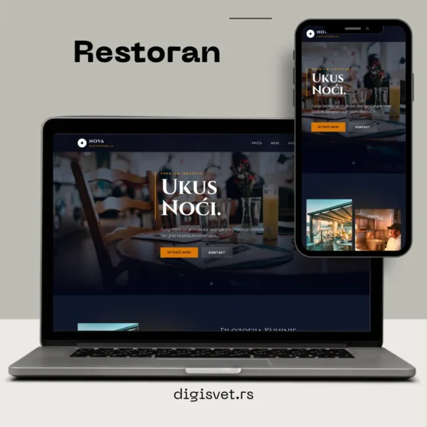 Moderan HTML Sajt za Restoran – Premium Dizajn