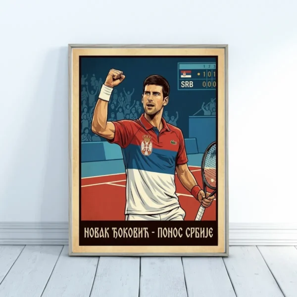 Novak Djokovic poster