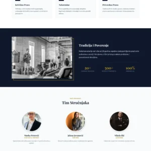 HTML Sajt za Advokatsku Kancelariju – Profesionalni Template