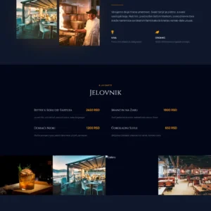 Moderan HTML Sajt za Restoran – Premium Dizajn
