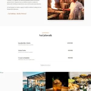Profesionalni HTML Sajt za Restorane – Moderan Template