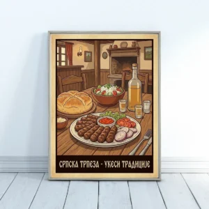 Srpska trpeza poster